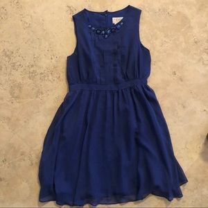 Beautiful Blue Blush by Us Angels Dress